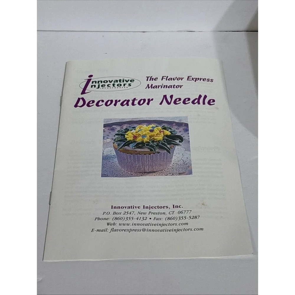 Flavor Express As Seen on TV Instant Marinator Flavorizer Decorator Kit NIB 2001